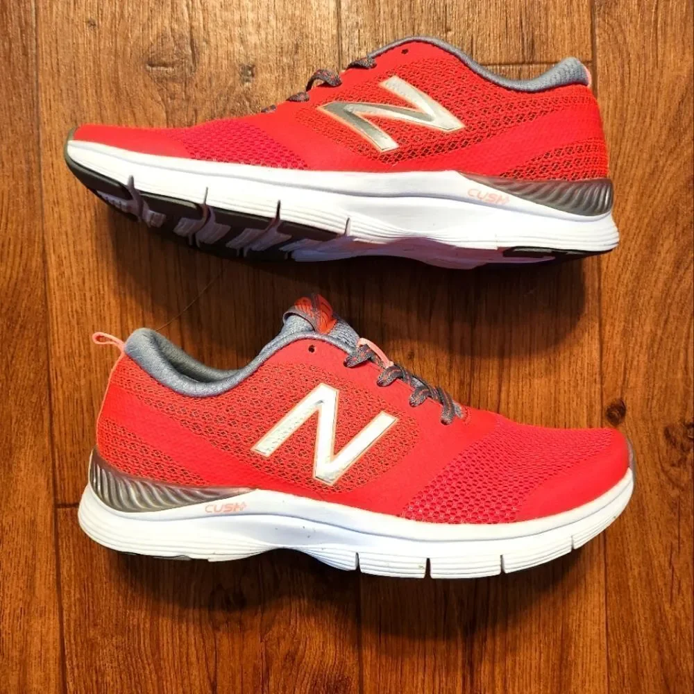 New Balance 711 Cush Running Shoes Pink Gray Size 7